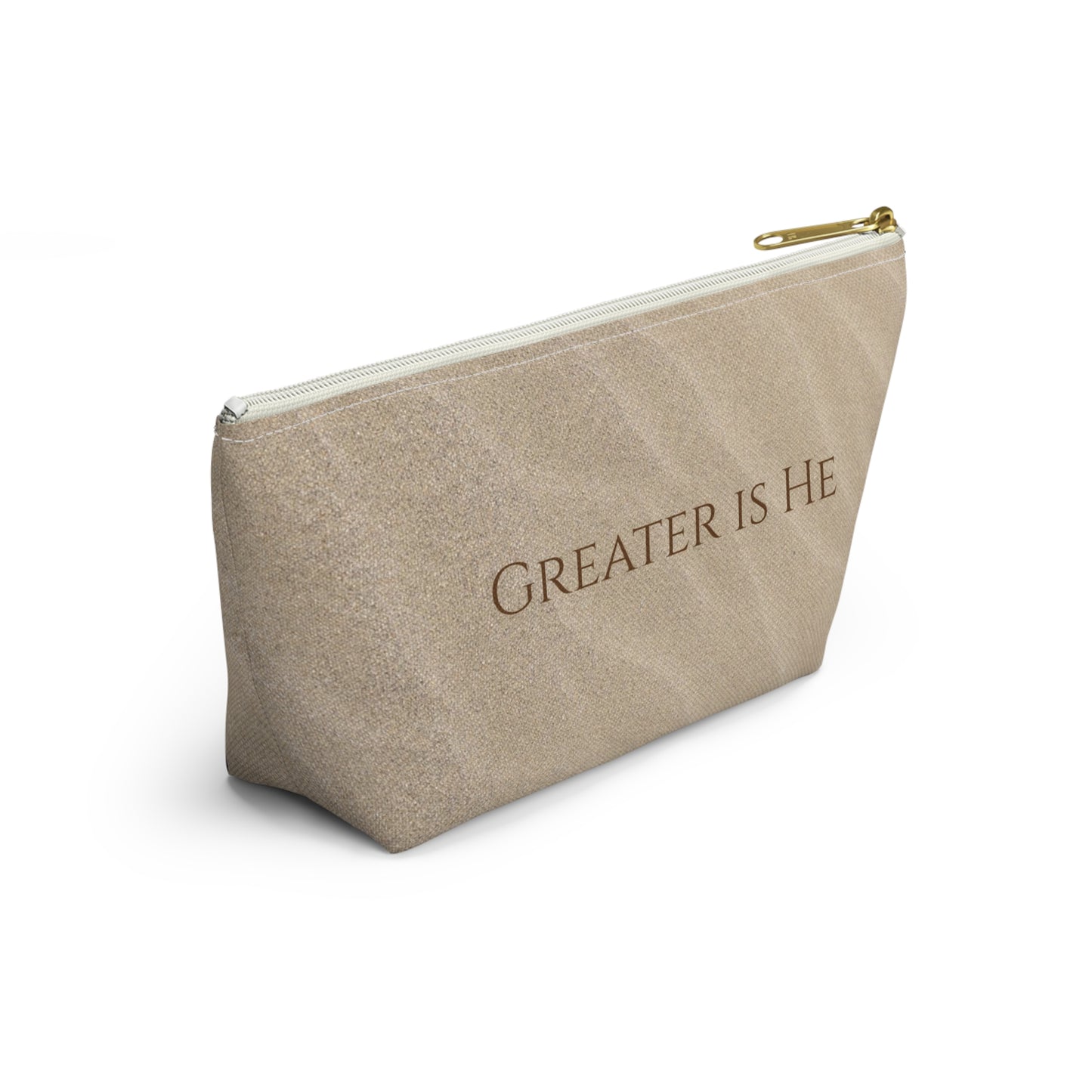 Greater is He Small Travel Pouch