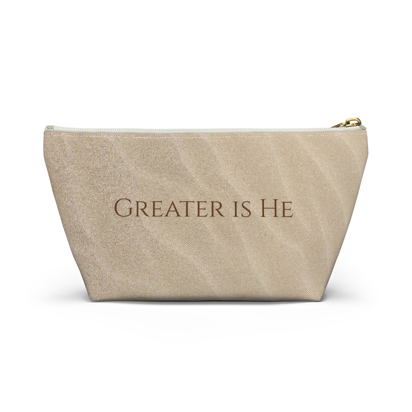 Greater is He Small Travel Pouch