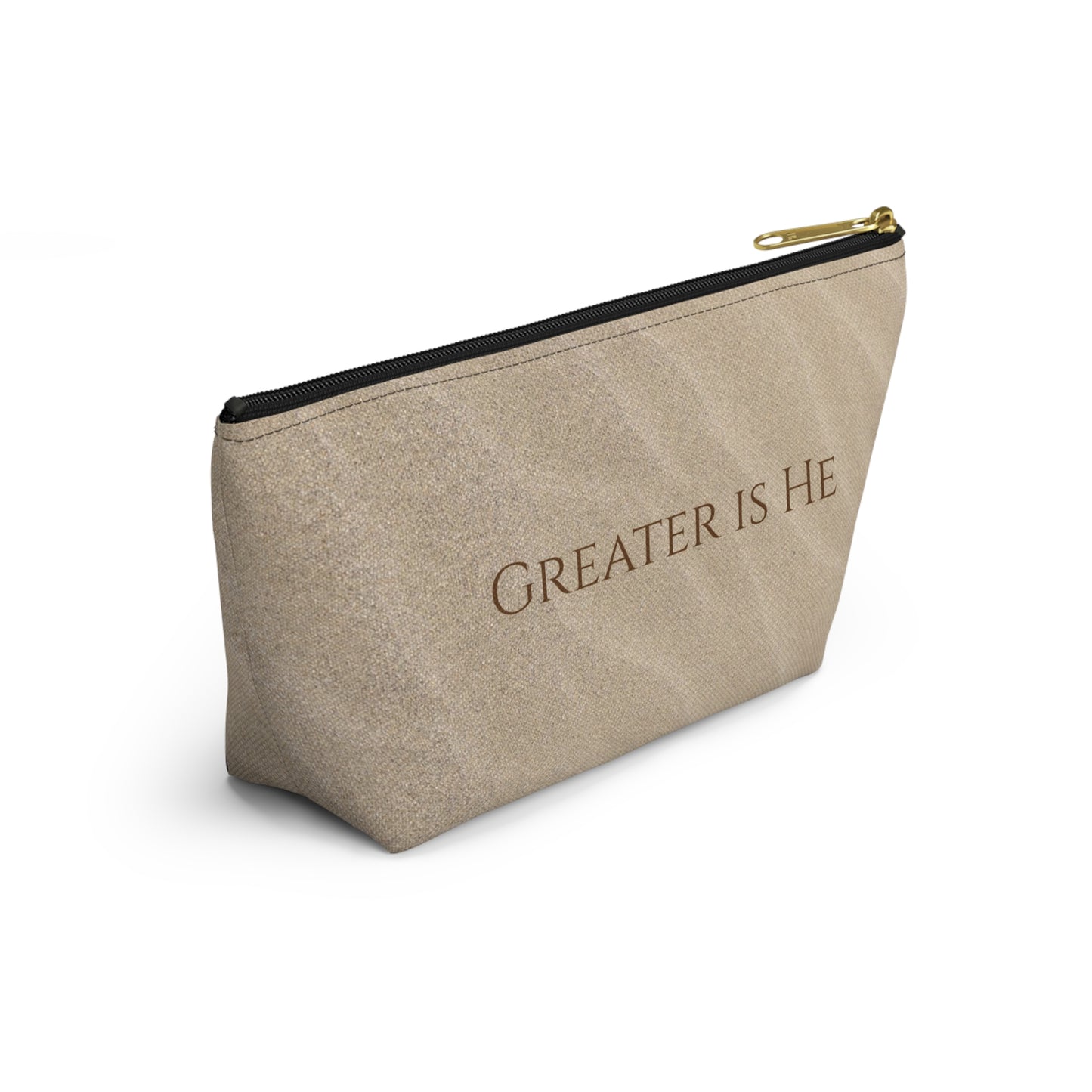 Greater is He Small Travel Pouch