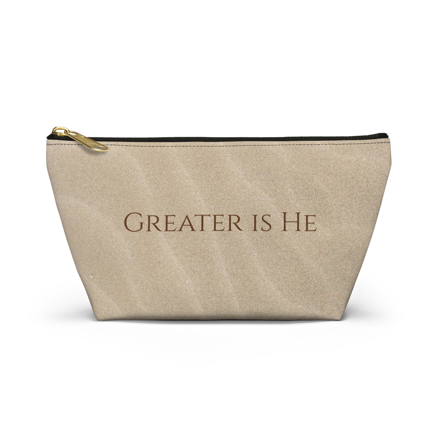 Greater is He Small Travel Pouch